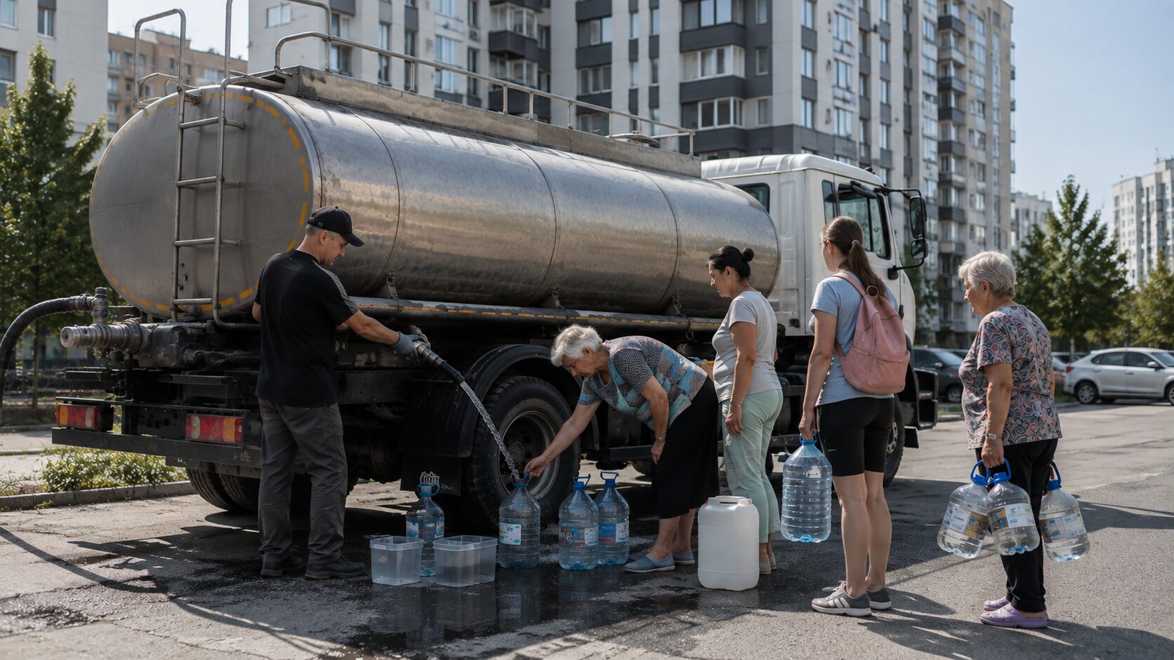 Подвоз воды в Тюмени: «Золотые луга» подключились к проекту «Чистая вода»